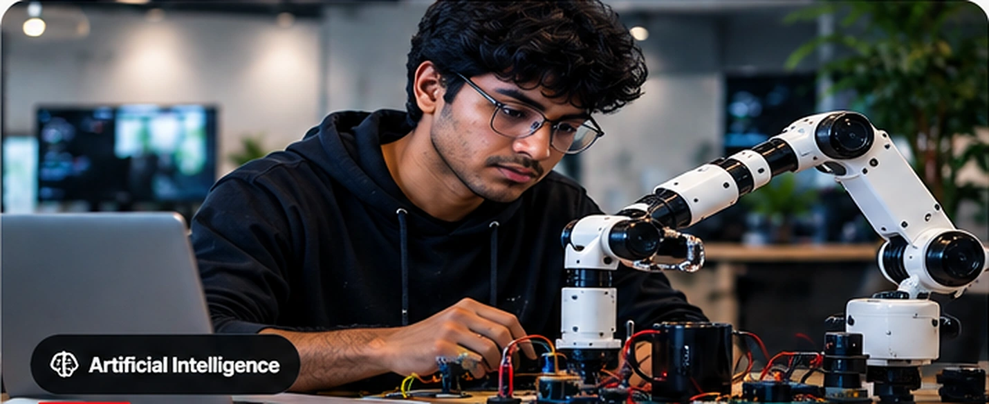 Hands-on artificial intelligence learning with robotics and practical systems